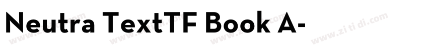 Neutra TextTF Book A字体转换